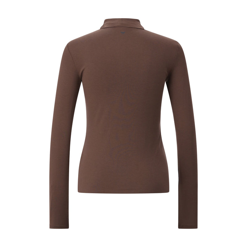 Weekend Max Mara Langarmshirt Multif mit Stehkragen Damen
