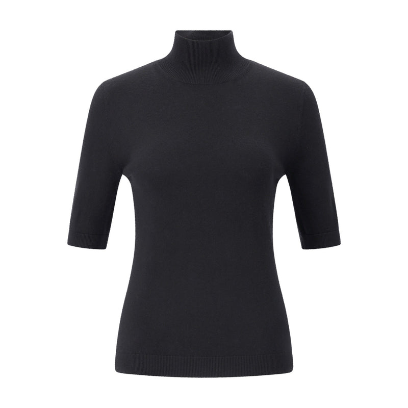 'S Max Mara Kurzarmpullover Cantone aus Wolle Damen