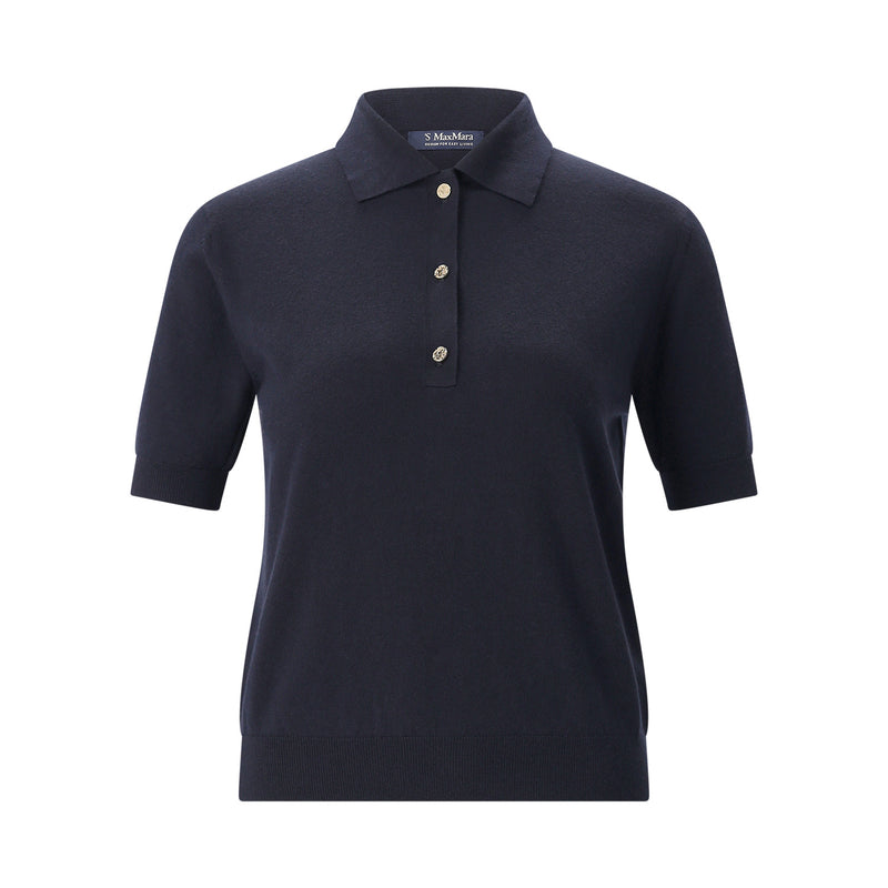 Polo Pomposa mit Seide & Kaschmir XL / Navy