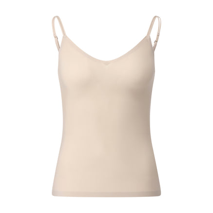 Cropped Seamless Unterhemd aus Stretch III / Beige