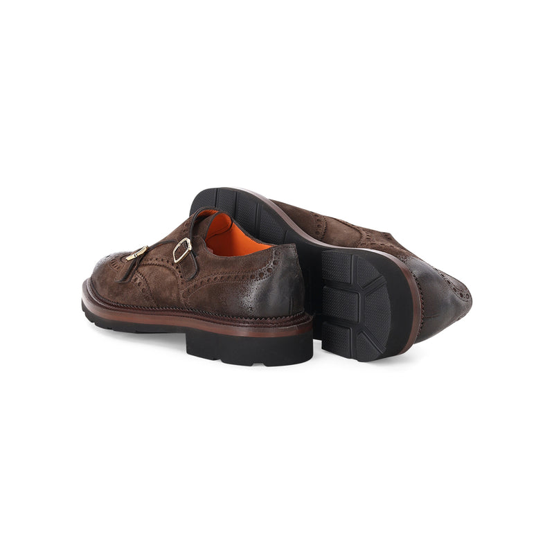 Doppel-Monkstraps aus Leder 11 / Dunkelbraun