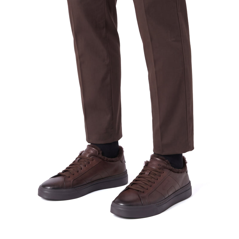 Santoni Sneaker aus Leder Herren