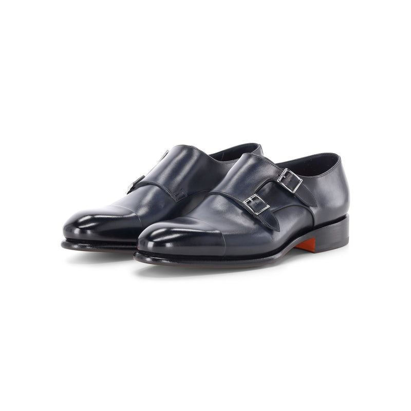 Santoni Doppel-Monkstraps aus Leder Herren
