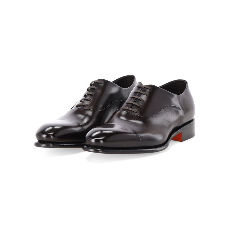 Santoni Oxfords aus Leder in Antik-Optik Herren