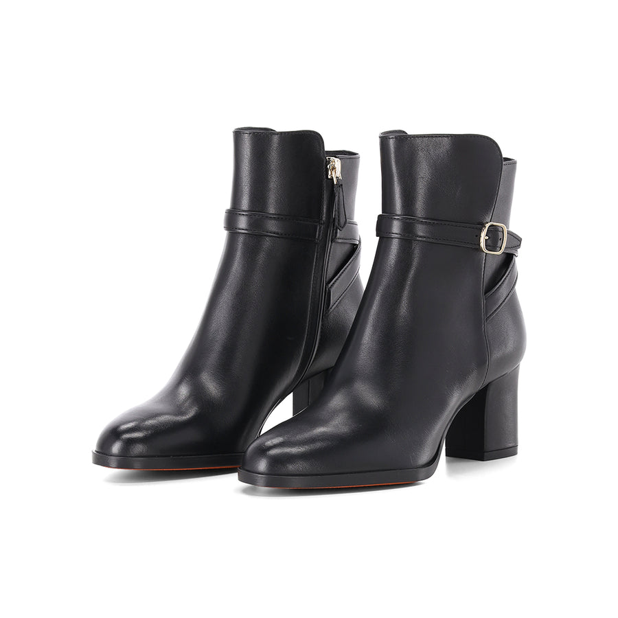 Stiefeletten aus Leder 42 / Schwarz