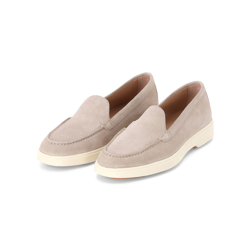Santoni Loafer aus Veloursleder Damen