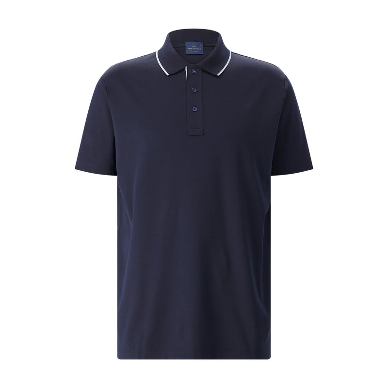 Poloshirt aus Baumwolle 4XL / Dunkelblau