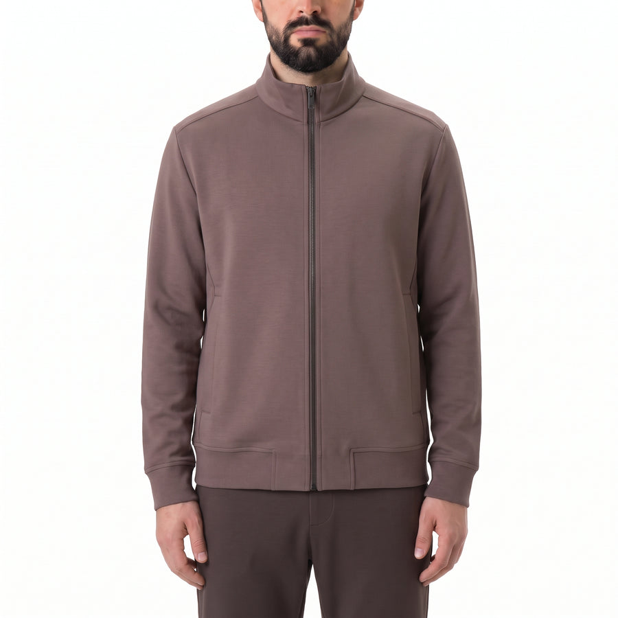 Sweatjacke aus Baumwoll-Mix