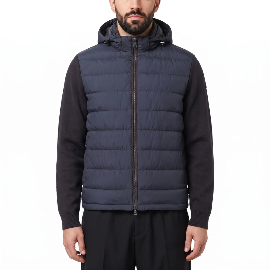 Daunenjacke mit Schurwolle