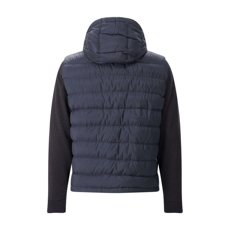 Down jacket with virgin wool 4XL / Navy