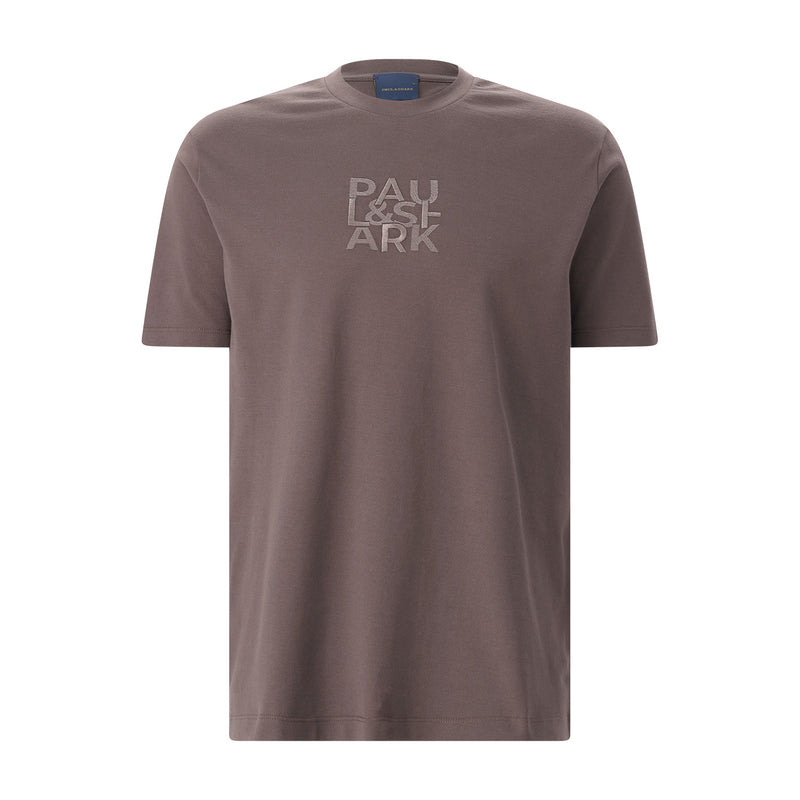 T-Shirt aus Baumwolle 4XL / Braun