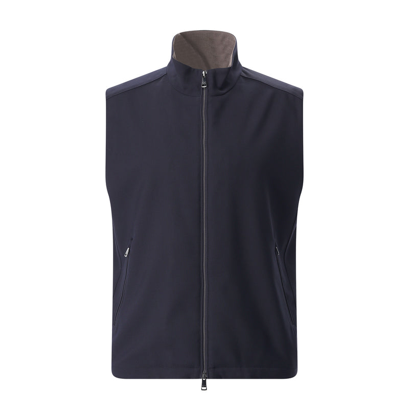 Weste aus Schurwolle 3XL / Navy