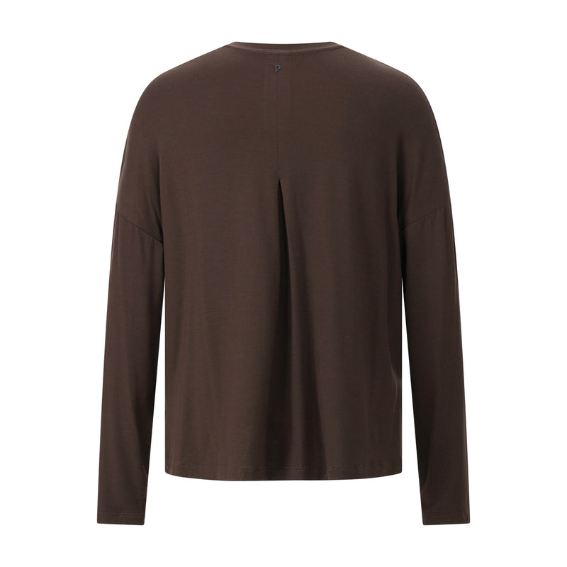 Dondup Langarmshirt mit V-Ausschnitt Damen