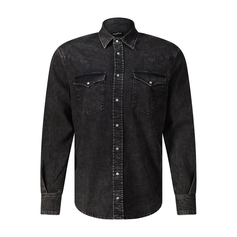 Hemd aus Baumwoll-Mix XL / Anthrazit