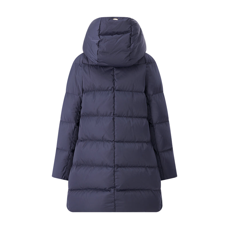 Parka aus Daunen 44 / Dunkelblau