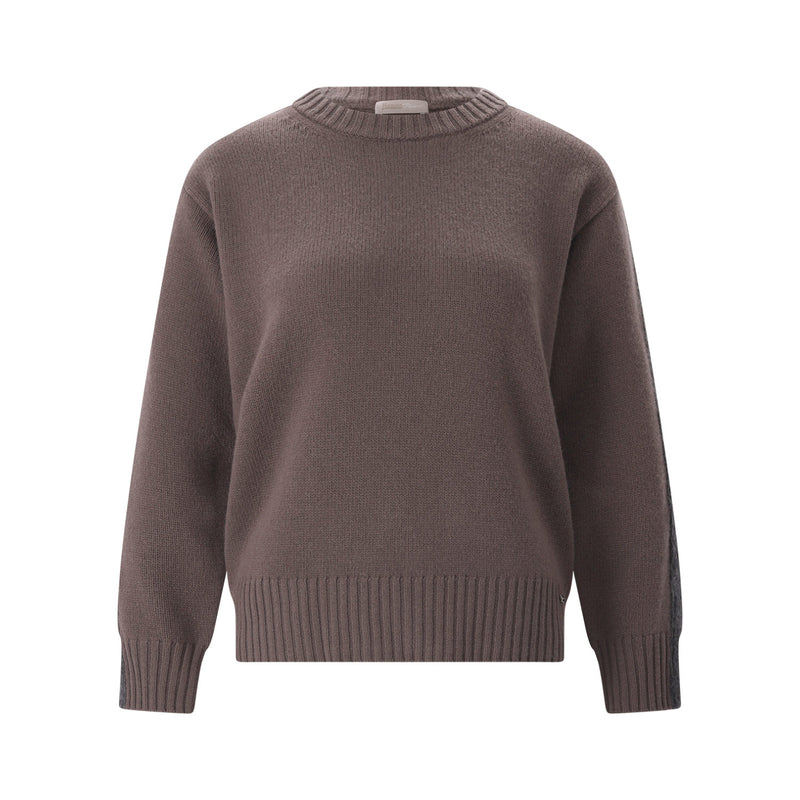 Pullover aus reiner Wolle XL / Dunkelbraun