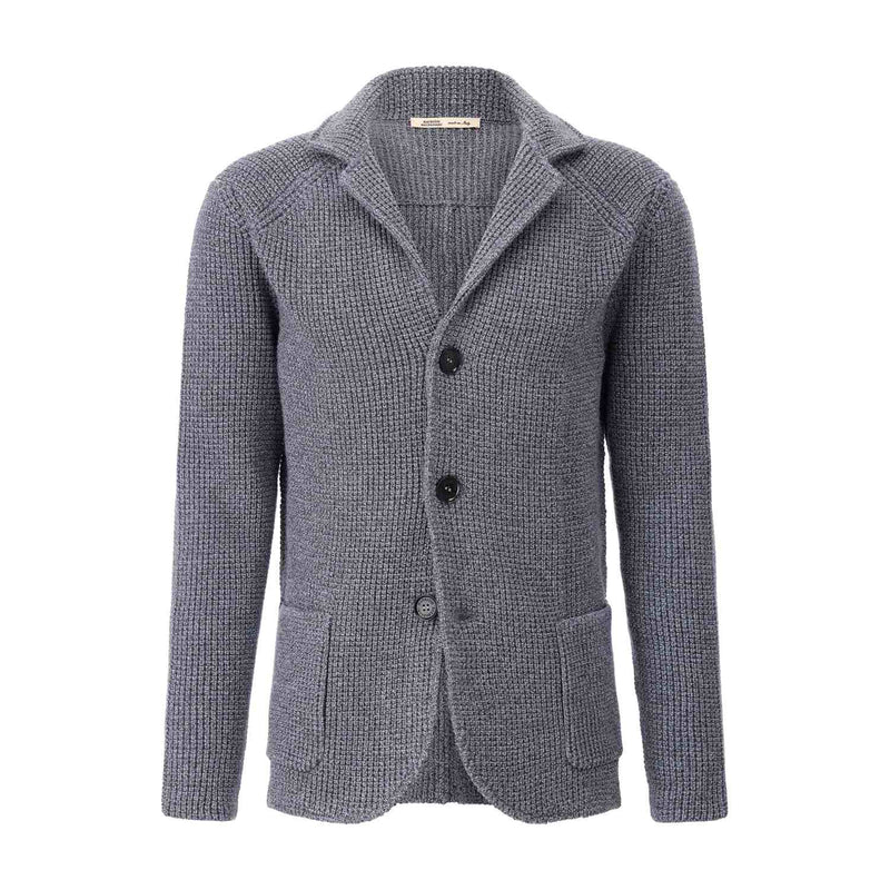 Maurizio Baldassari Stricksakko aus Schurwolle Herren