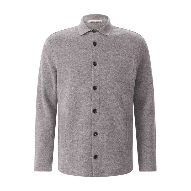 Overshirt aus Wolle 54 / Grau