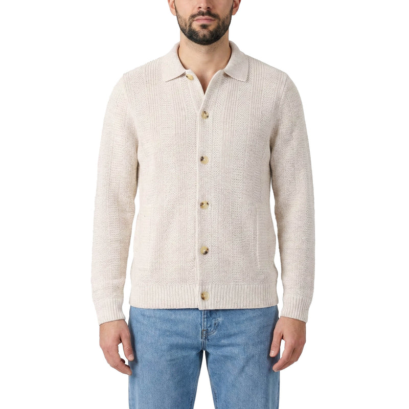 Maurizio Baldassari Strickjacke aus Leinenmix Herren