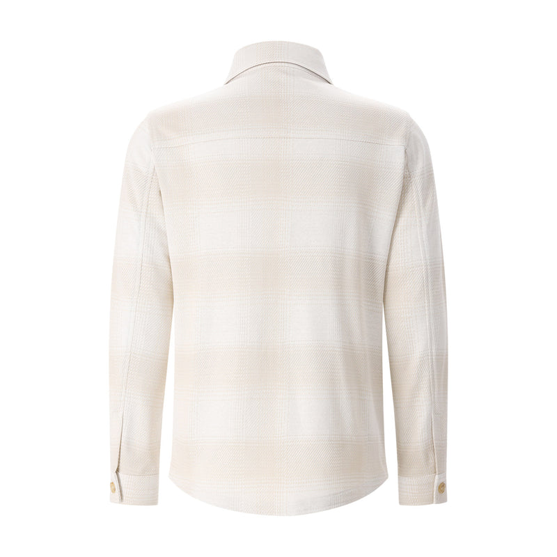 Overshirt aus Baumwolle, Seide & Leinen 56 / Beige