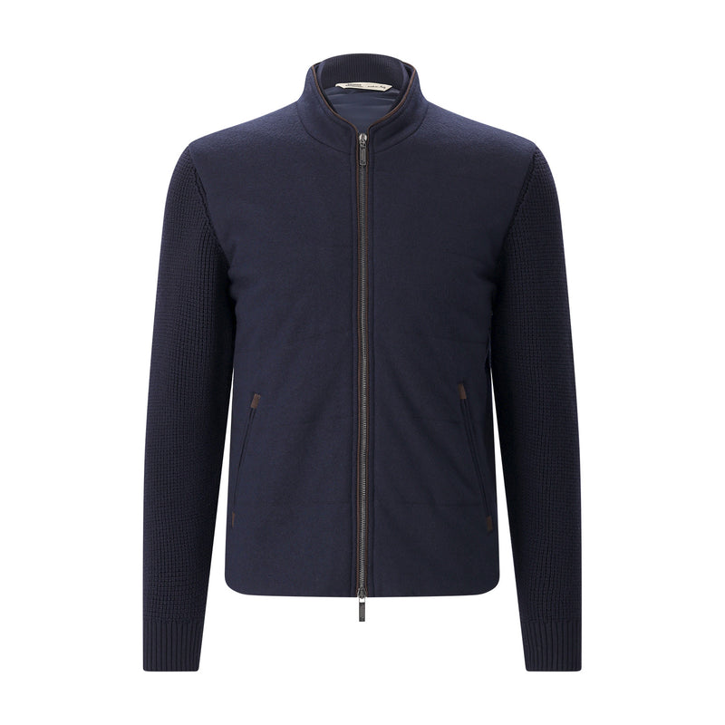 Blouson aus Merinowolle 56 / Navy