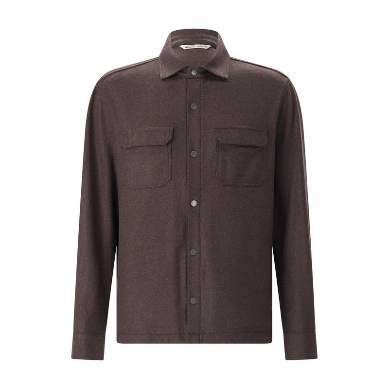 Overshirt aus Kaschmir-Mix 56 / Dunkelbraun