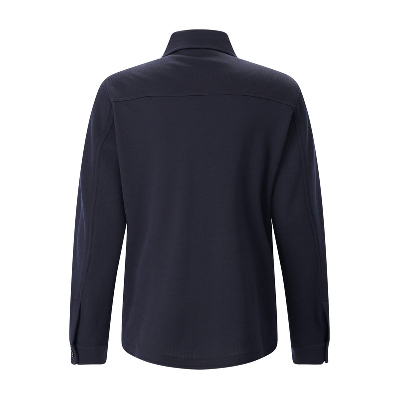 Overshirt Solferino aus Schurwolle 56 / Navy