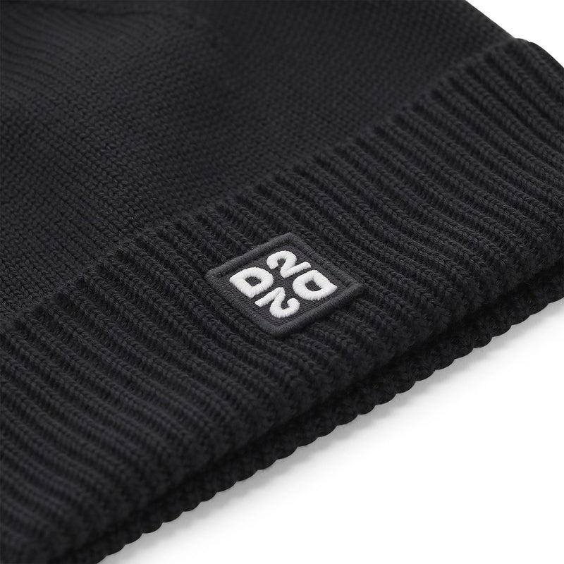 Set mit Mütze & Schal aus Wolle One Size / Schwarz