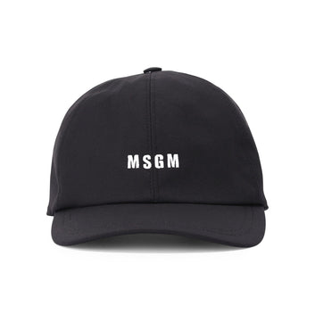 Cap mit Logo-Stickerei One Size / Schwarz