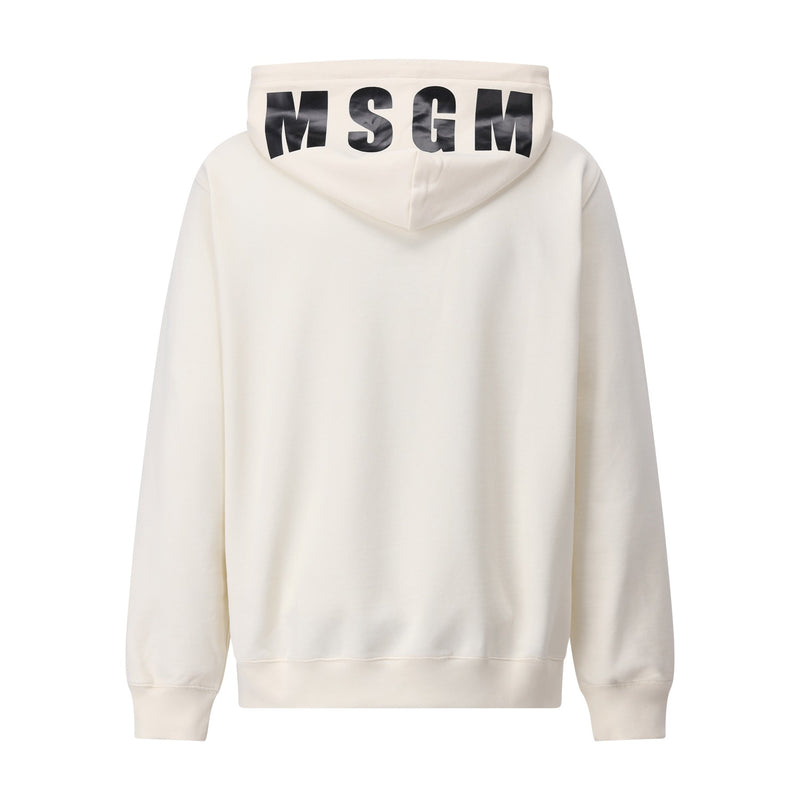 MSGM Hoodie mit rückseitigem Logo Herren