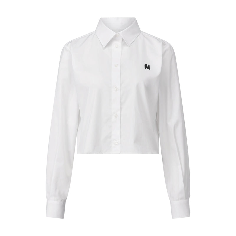 MSGM Cropped Hemdbluse Damen