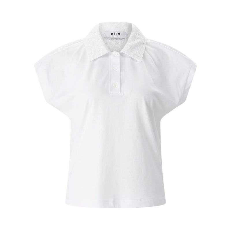 MSGM Shirt mit Stickereien Damen