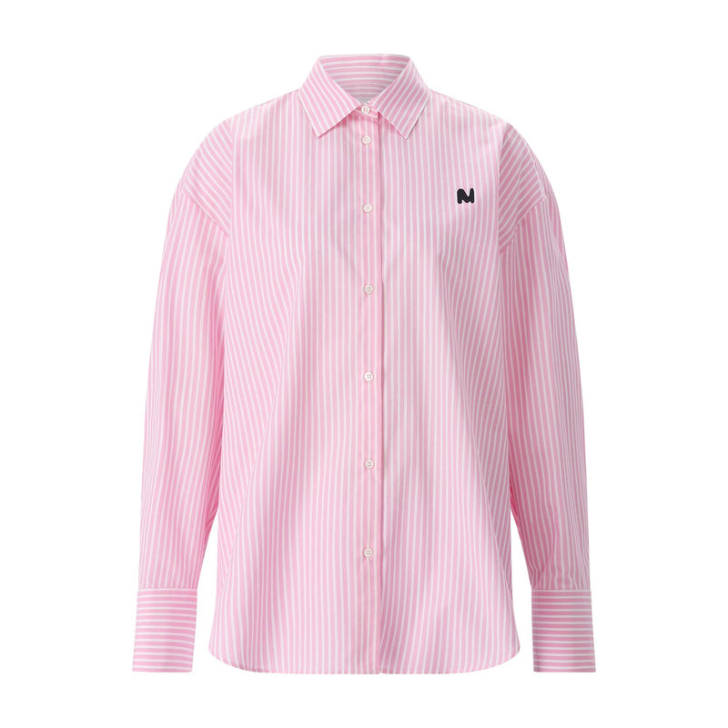 MSGM Gestreifte Hemdbluse Damen