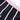 Minirock mit Streifendesign L / Navy