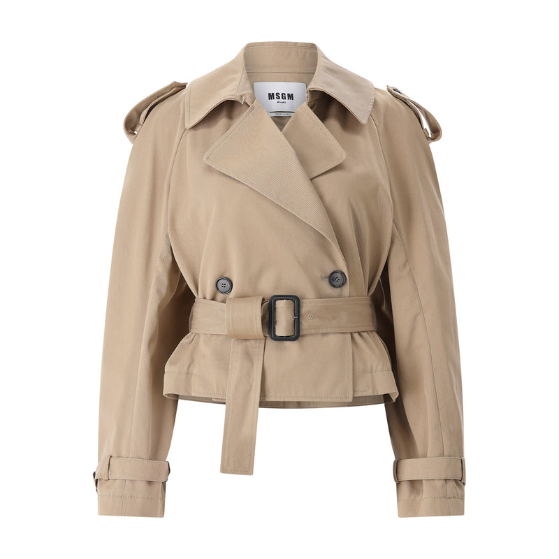 MSGM Kurzer Trenchcoat Damen