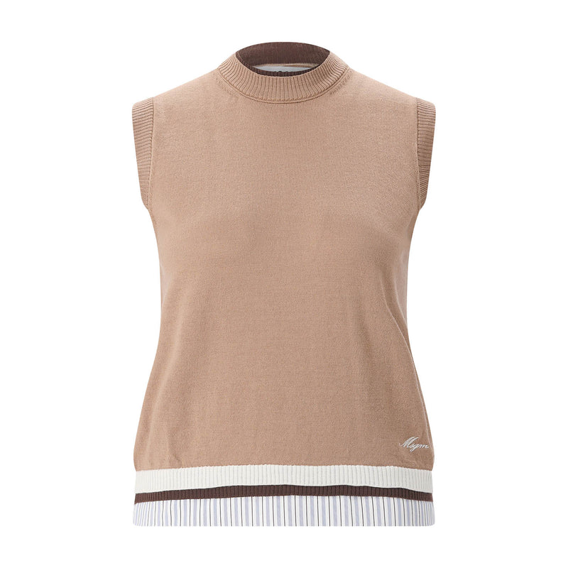 Top aus Merinowolle XL / Braun