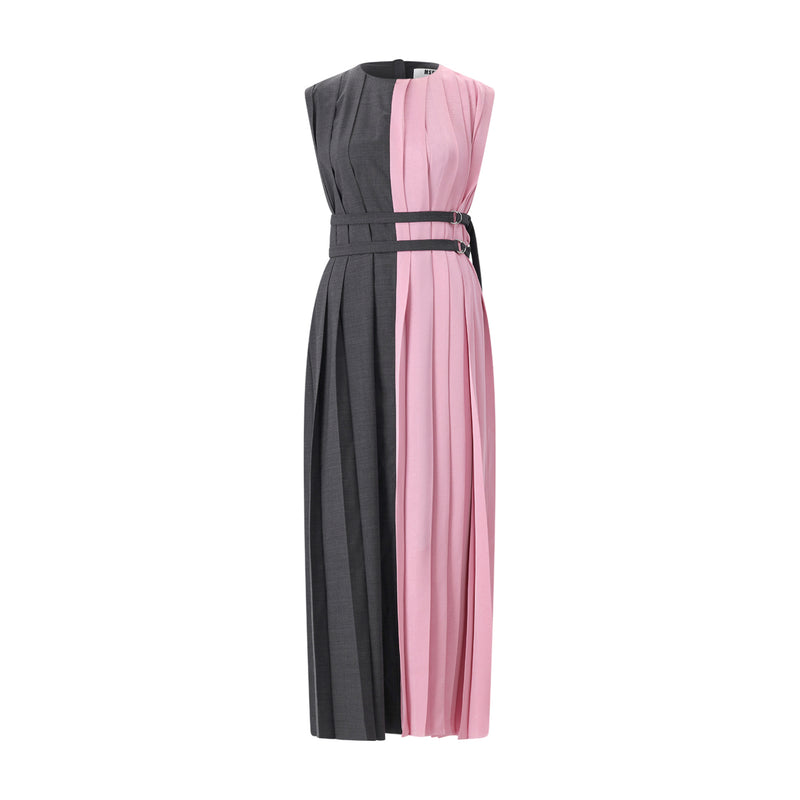 Maxikleid Abito aus Woll-Mix 42 / Rosa