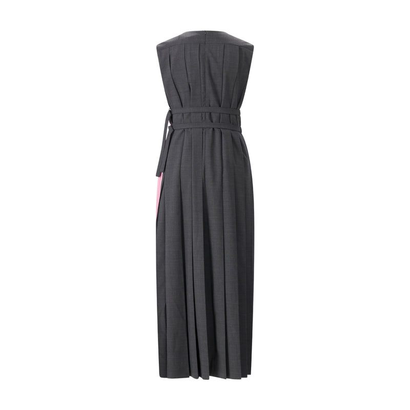 Maxikleid Abito aus Woll-Mix 42 / Rosa