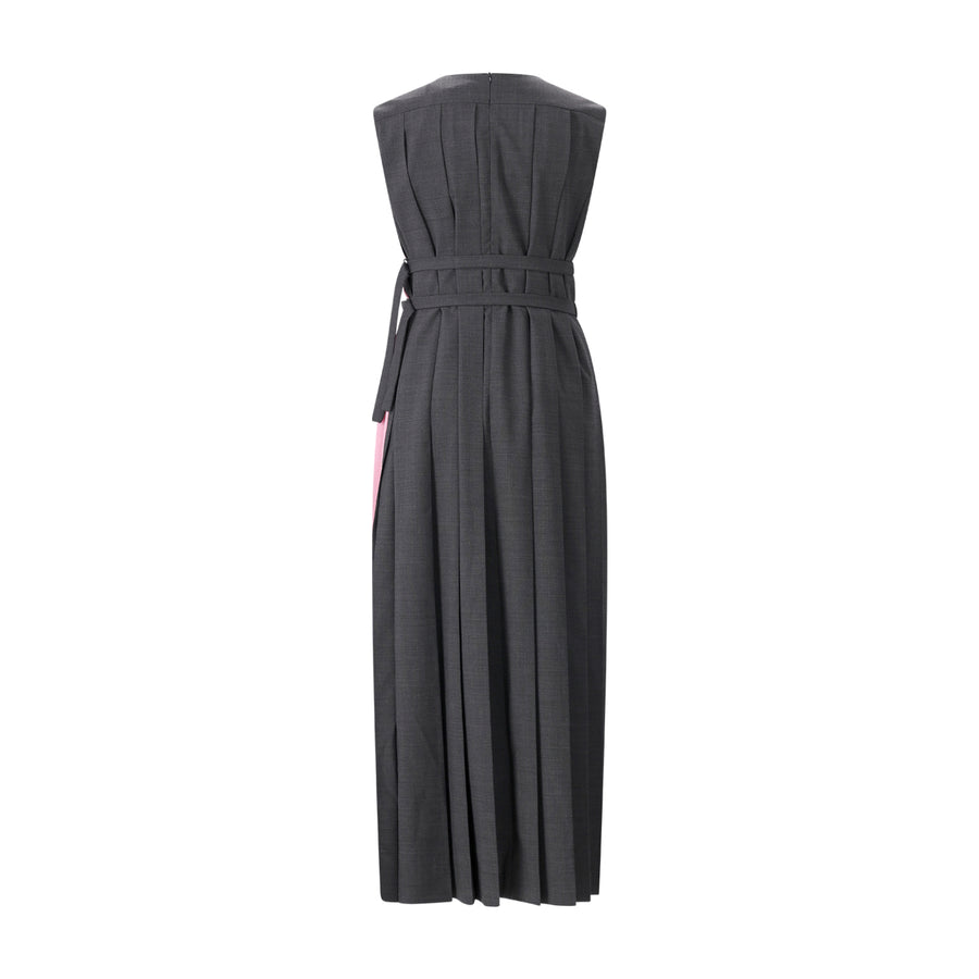 MSGM Maxikleid aus Woll-Mix Damen