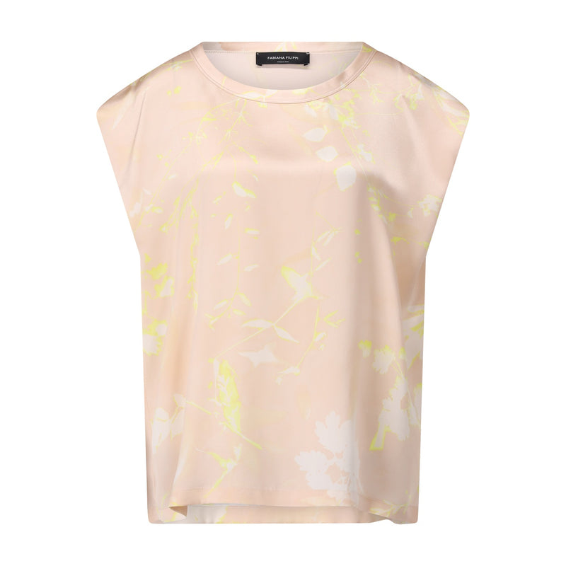Fabiana Filippi Kurzarmbluse aus Seide Damen
