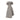 Tuch aus Leinen-Baumwoll-Mix One Size / Grau