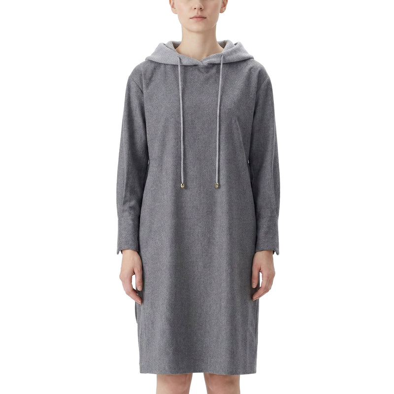 Midikleid mit Kapuze