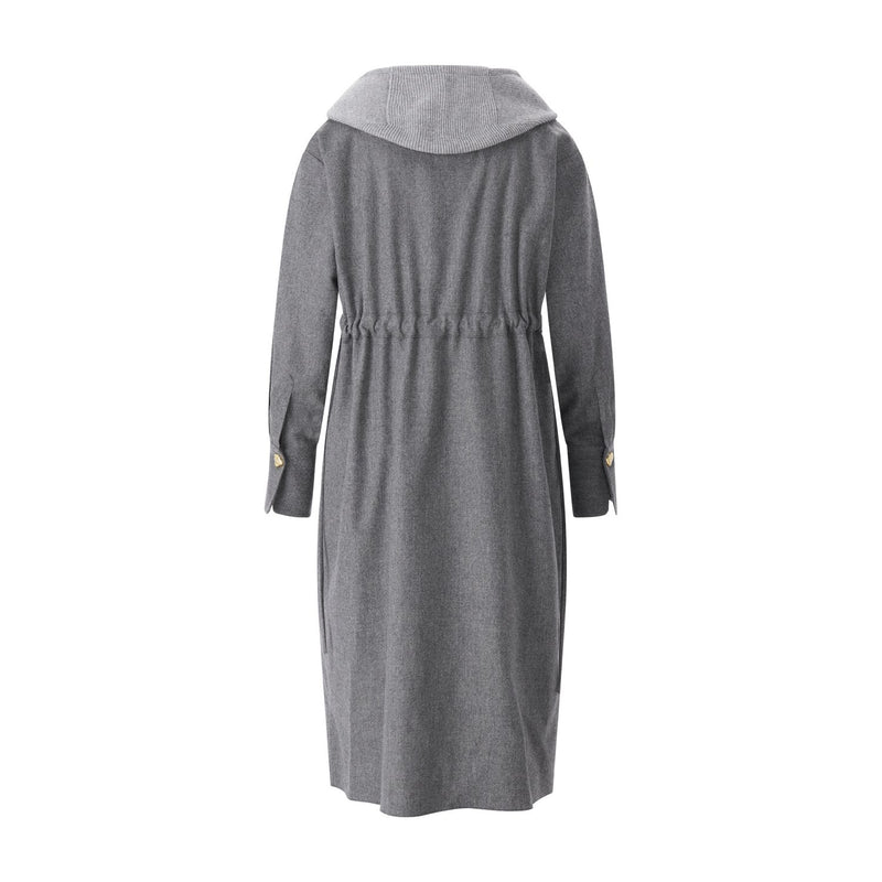 Fabiana Filippi Midikleid mit Kapuze Damen