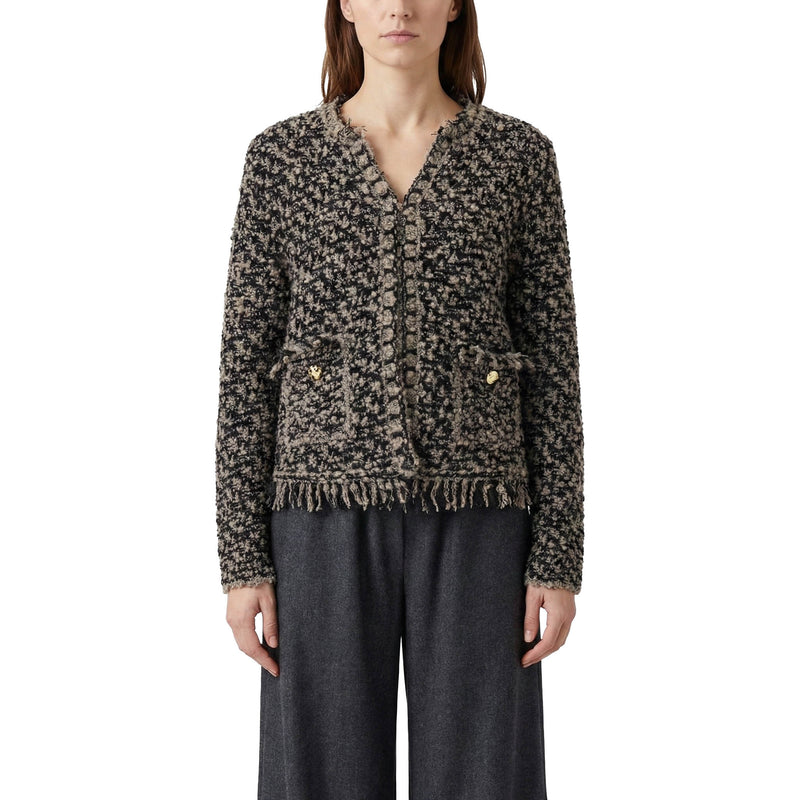 Jacket made of tweed and sequins