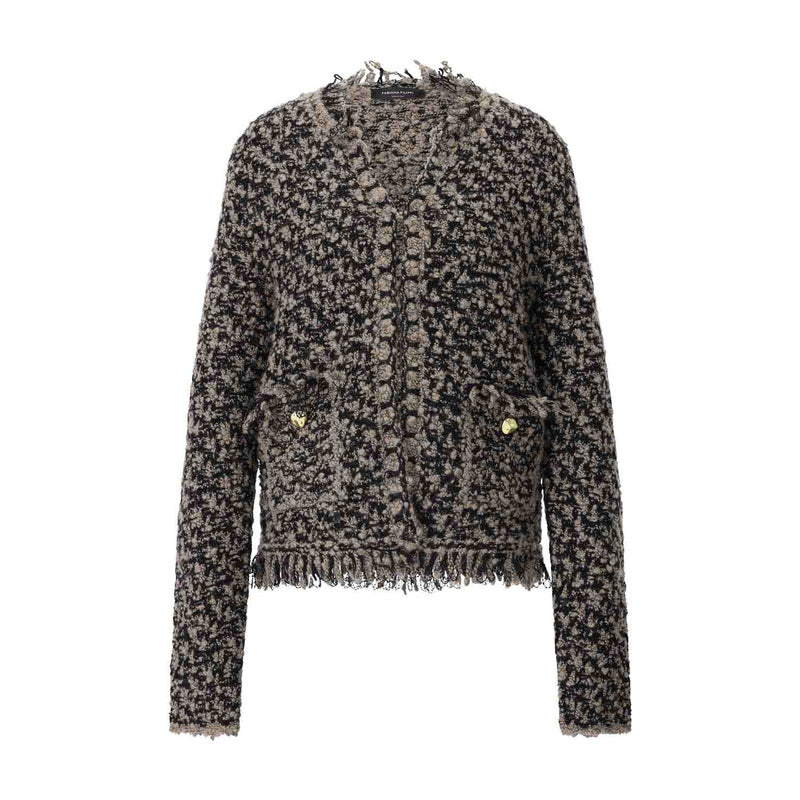 Fabiana Filippi Jacke aus Tweed & Pailletten Damen