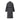Wollmantel mit Strick 38 / Schwarz