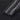 Wollmantel mit Strick 38 / Schwarz