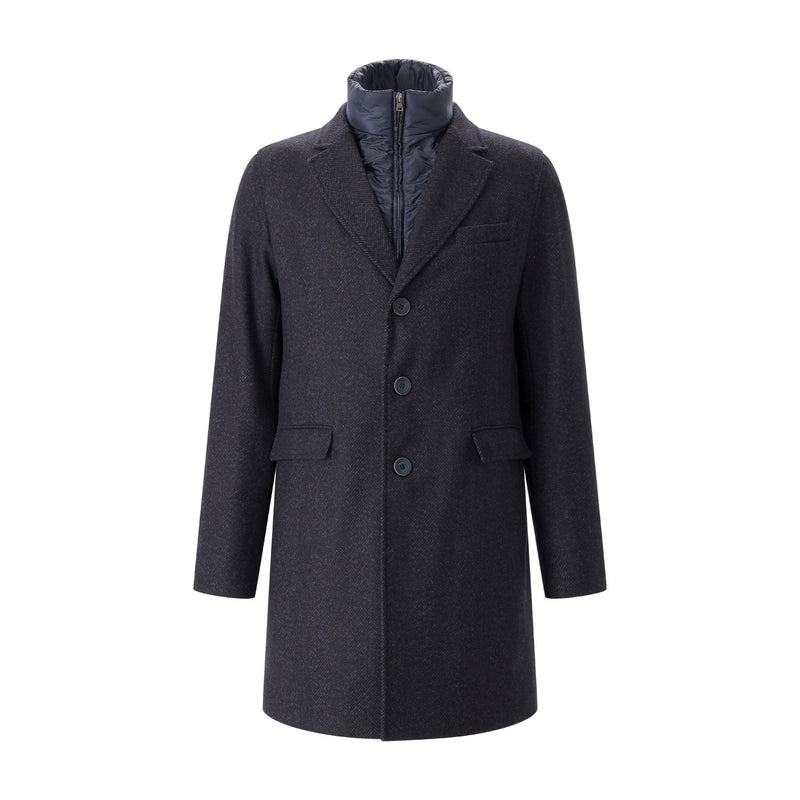 Herno Gefütterter Wollmantel Herren