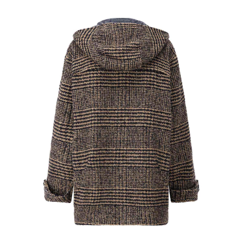 Herno Mantel mit Hahnentrittmuster Damen