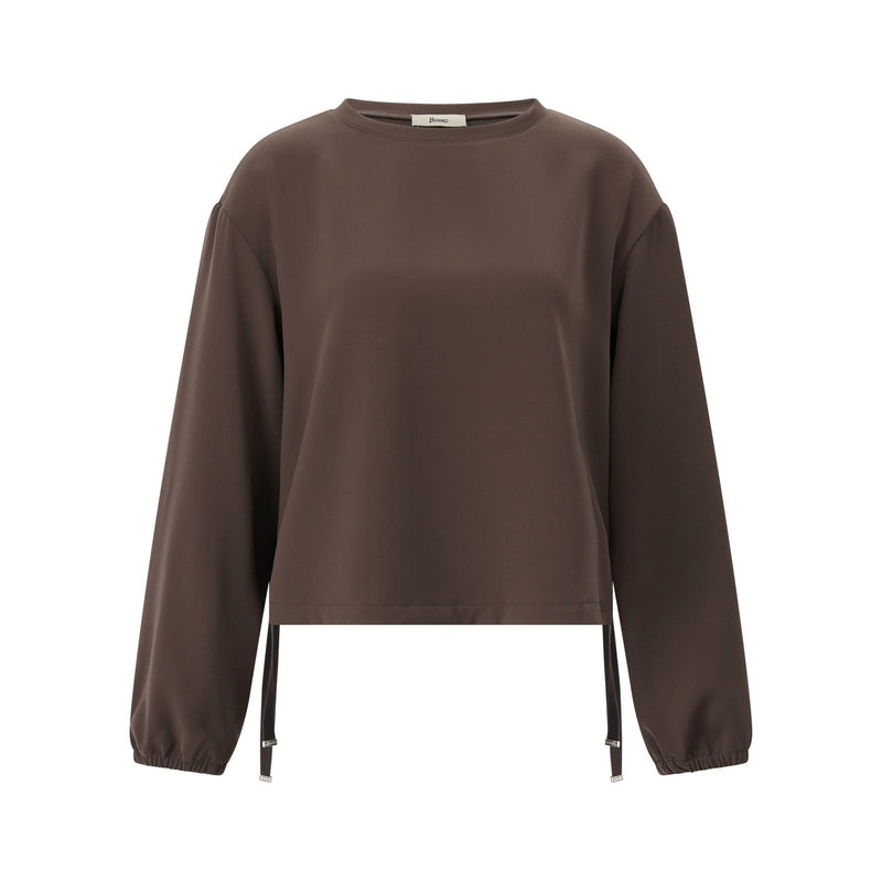 Herno Blusenshirt mit verstellbarem Saum Damen